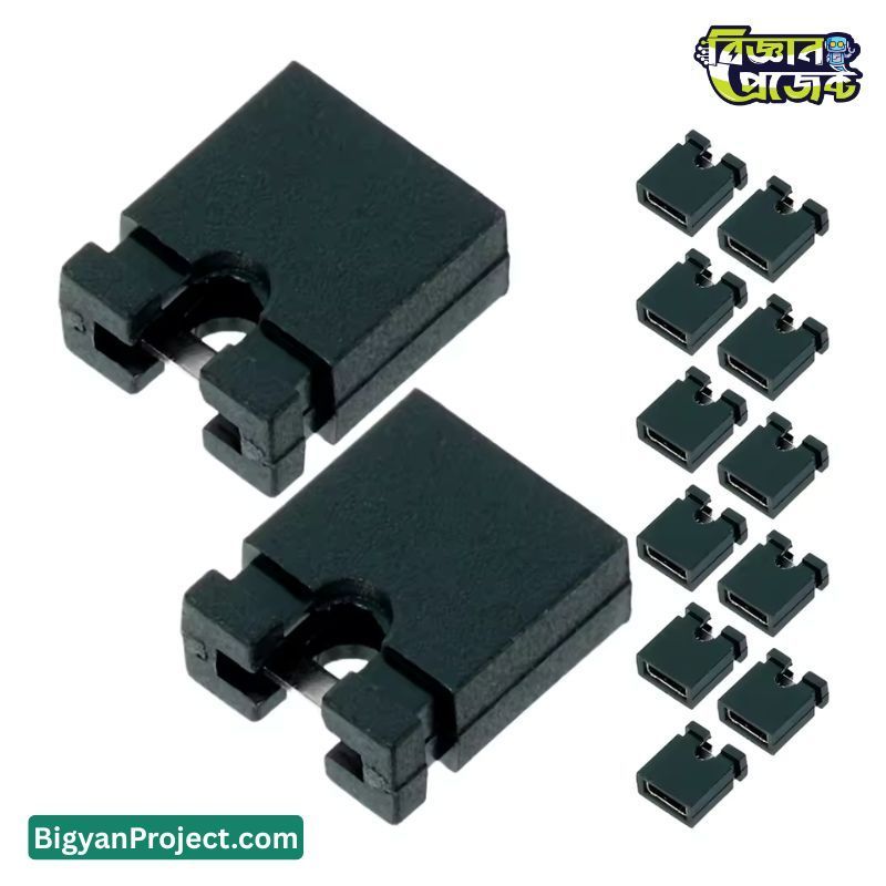 Buy 2.54mm Jumper Cap Short Circuit Connector – Bigyan Project