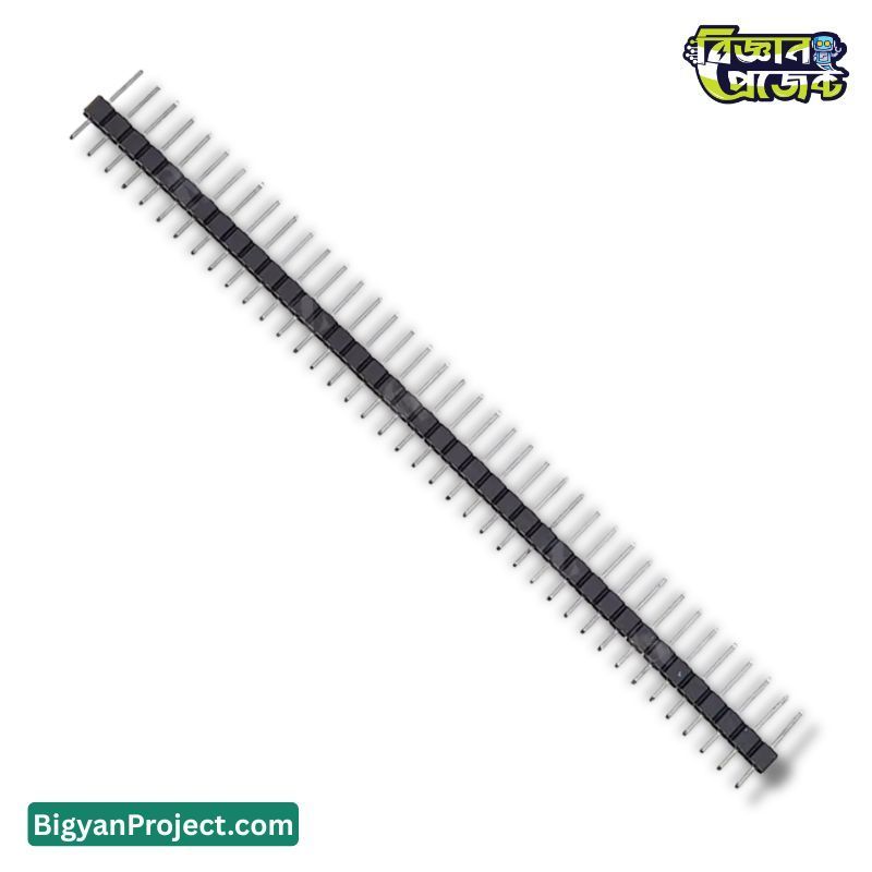 Buy 40 Pin 2.54mm Male Breakaway Header Strip | Bigyan Project