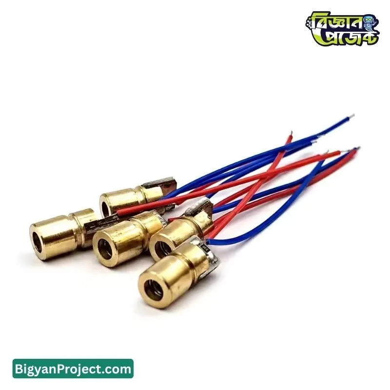 Buy Red Laser Diode Module 650nm 5V from Bigyan Project