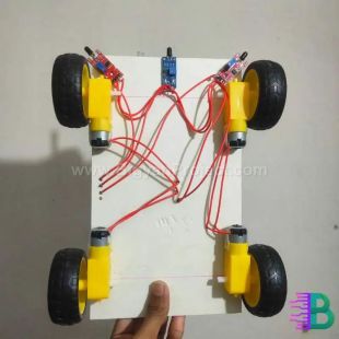 Smart Firefighting Robot with Flame Sensor & Water Pump