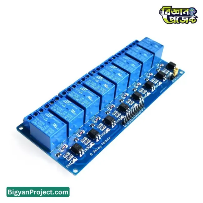 Buy 5V 8-channel optocoupler relay module for projects