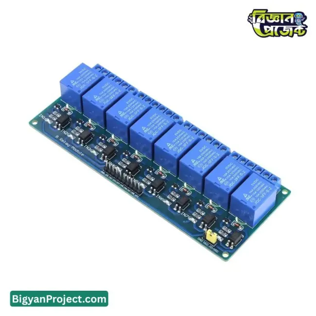 Buy 5V 8-channel optocoupler relay module for projects