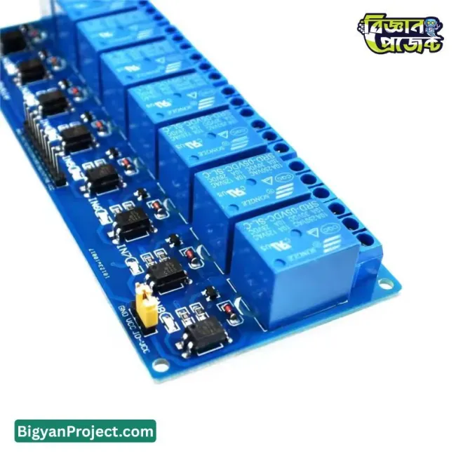 Buy 5V 8-channel optocoupler relay module for projects
