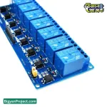 Buy 5V 8-channel optocoupler relay module for projects