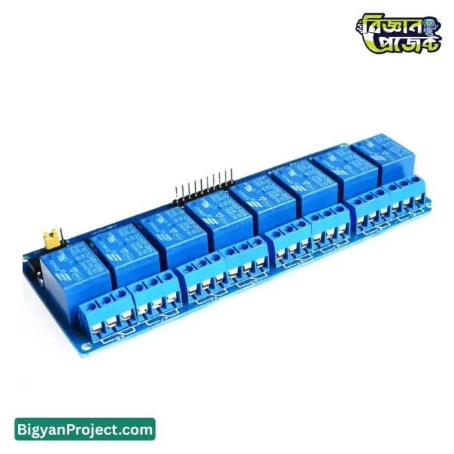 Buy 5V 8-channel optocoupler relay module for projects