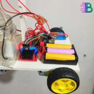 Smart Firefighting Robot with Flame Sensor & Water Pump