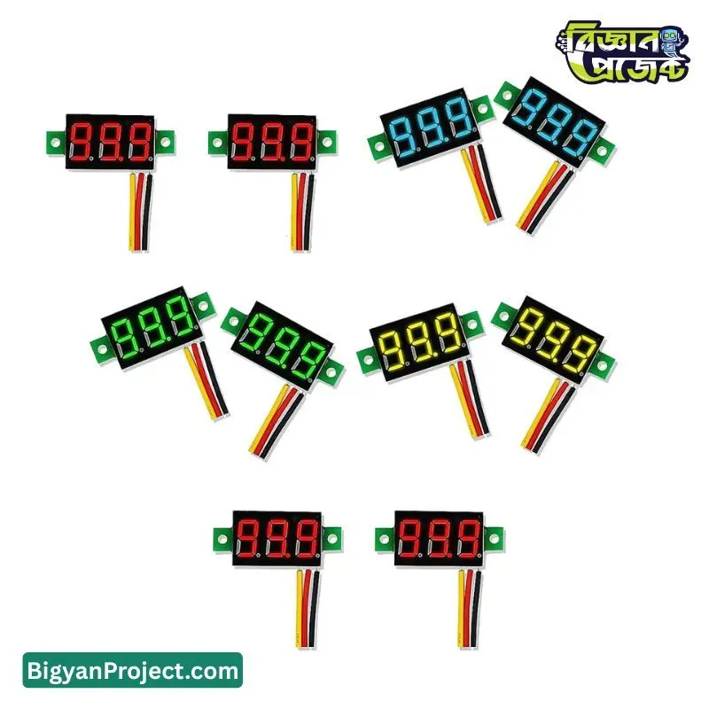Digital dc voltmeter 0-100v buy mini 0.28 inch meter