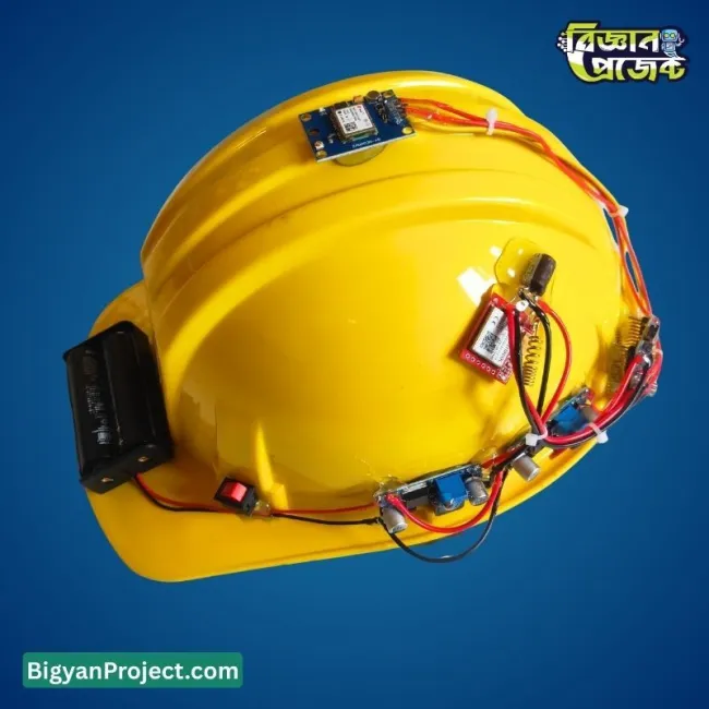Worker & Bike Rider Safety Helmet with Accident Alert and GPS Tracking