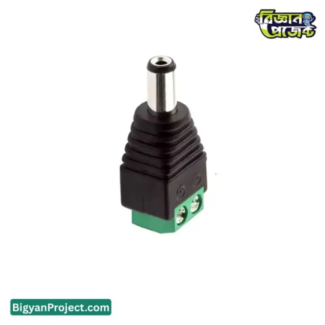 DC Barrel Power Jack 5.5x2.1mm Male Plug