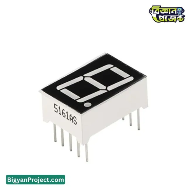 Buy 0.56 Inch Red 7 Segment LED Display 1 Digit 10 Pin