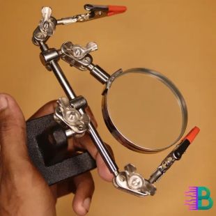 Buy Helping Hands Soldering Stand with Magnifying Glass & Clips