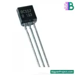 BC557 PNP Transistor - Buy Online TO-92 100mA 45V