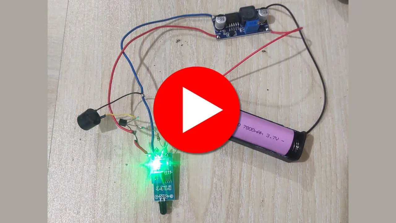 Fire Alarm System Using Flame Sensor | School Science Project